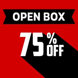 Open Box 75% Off