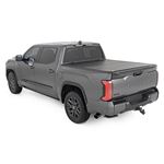 Hard Tri-Fold Flip Up Bed Cover 5'7" Toyota Tundra 2WD/4WD (2022-2024) (49514551) 2