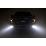 LED Light Kit Fog Mount Dual 2" Black Pairs SAE Ford F-150 (15-17) (70831) 4