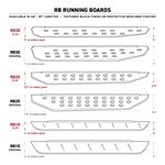 RB30 Running Boards with Mounting Bracket Kit (69609980T) 2