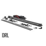 30 Inch Black Series LED Light Bar Single Row Cool White DRL (70730BLDRL) 2