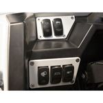 Left Side 2 Switch Dash Plate for Polaris RZR Bl-2