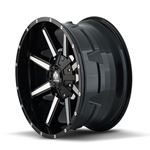 ARSENAL 8104 GLOSS BLACKMACHINED FACE 17X9 816518170 18MM 1308MM 2