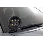 LED Light Kit Ditch Mount Black Series Round 3.5 Inch Amber DRL Toyota Tacoma (16-23) (71085) 2