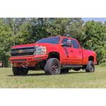 3.5 Inch Knuckle Lift Kit V2 Chevy/GMC 2500HD/3500HD (11-19) (95770RED) 4