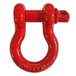 Red D-Ring 3/4" 4.75 Ton w/ Isolators (23047R) 2