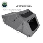 N4E Nomadic 4 Extended Roof Top Tent Gray Body Green Rainfly  4