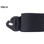 3 Inch Latch and link Lap Belt with Clip-In tabs-2