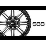 88 Series Wheel One-Piece Gloss Black 22x10 6x135 -19mm (88221017) 2