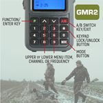 Rugged GMR2 GMRS/FRS Handheld Radio - Grey 4