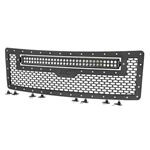 Ford Mesh Grille w30 Inch Dual Row Black Series LED 0914 F150 2