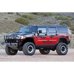 6" PERF SYS W/DLSS SHKS 03-05 HUMMER H2 SUV/SUT 4WD W/RR AIR BAGS