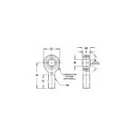 ALJF12 Male Right Hand Rod End 34 Thread 2