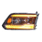 XB LED Headlights: Dodge Ram (09-18) (Pair / Amber DRL) (LF520-A-ASM) 4