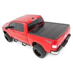 Dodge Low Profile Hard TriFold Tonneau Cover 1920 RAM 1500 QuadMega Cab 55ft Bed WO RAMbox 4