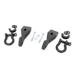 Tow Hook to Shackle Conversion Kit wDRing and Rubber Isolators 0713 SilveradoSierra 1500 2