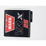 Warn Label Kit 100994 2