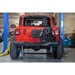 Jeep JL Frame Mounted Tire Carrier with Bumper End Caps8 Present Wrangler JL 4