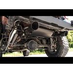Jeep Dual Outlet Performance Exhaust  Black 0718 Wrangler JK 4