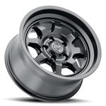 Nuevo Satin Black 17 x 8.5 / 6 x 5.5 0mm Offset 4.75" BS (8117858347SB) 2