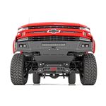 High Clearance Front Bumper LED Lights and Skid Plate Chevy Silverado 1500 (19-22) (10757A) 4