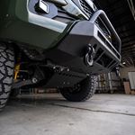 16Up Tacoma Stealth Bumper 32 Inch LED Bar Spot Beam Bumper Light BarBlueTall Relocation Mounts Only