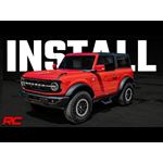 HD Tie Rod Sleeves - Ford Bronco 4WD (2021-2023) (51035) 2