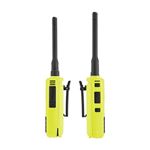 2 PACK - GMR2 Handheld GMRS FRS Radio pair - By Rugged Radios - High Visibility Safety Yellow 4