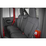 Jeep Neoprene Seat Cover Set Black 1820 Wrangler JL Unlimited 4