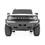 Front Bumper Modular Full Wings Flood Fog Ford Bronco 4WD (21-24) (51076) 2