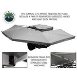 Nomadic Awning 270  Dark Gray Cover With Black Transit Cover Driver Side and Brackets 2