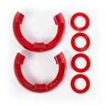 D-Ring Shackle Isolator Kit, Red Pair, 3/4 inch