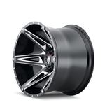 KUTZ (AT1902) BLACK/MILLED 20 X9 8-170 -12MM 125.2MM (AT1902-2970M-12) 2