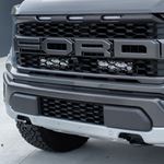 10 Inch Onx6 D/C Behind Grill Kit fits 21-On Ford Raptor 4