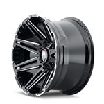 BOOM (AT1903) BLACK/MILLED 18X9 8-180 -12MM 124.2MM (AT1903-8978M-12) 2