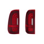 XB LED Tail Lights: Ford Super Duty (99-16) (Pair / Red) (LF732) 2