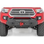 Front Bumper Hybrid 12000-Lb Pro Series Winch Synthetic Rope 16-22 Toyota Tacoma (10715) 2
