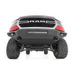 Front Bumper w/Skid Plate and Tow Hooks Ram 1500 2WD/4WD (19-24) (10808ATH) 4