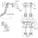 Swing Mount Tandem Brake and Clutch Pedal 2