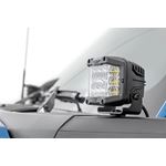 LED Light Kit Ditch Mount 2" Black Pair Amber DRL Ford Bronco (21-24) (71049) 2