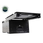 Cargo Box With Slide Out Drawer and Working Station Size - Black Powder Coat (21010201)