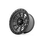 85 Series Wheel Simulated Beadlock Gunmetal Gray/Black 17x9 6x5.5 -12mm (85170912A) 4