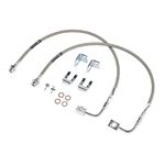 Brake Line Set 28 in. Front Stainless Steel Pair (RE1555) 2