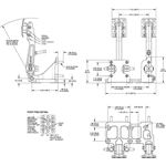 Floor Mount Brake and Clutch Pedal-Adj Ratio 2