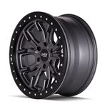 DT1 9303 MATTE GUNMETAL WSIMULATED RING 17X9 61397 12MM 106MM 2