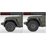 WF1 Fender Flares Jeep Gladiator JT 4WD (2020-2024) (A-J02022) 2