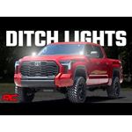 LED Light - Ditch Mount - 2" Black Pair - Flood - Toyota Tundra (22-23) (71072) 2