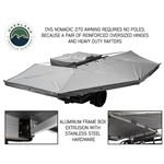 Nomadic Awning 270 - Dark Gray Cover With Black Transit Cover Passenger Side and Brackets 2