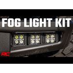 LED Light - Fog Mount - Triple 2" Black Pair - Amber DRL - Ford Bronco (21-23) (51088) 2