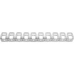 Stainless Steel Bolt On Zip Tie Tabs 10 Pack - Extra Large 2